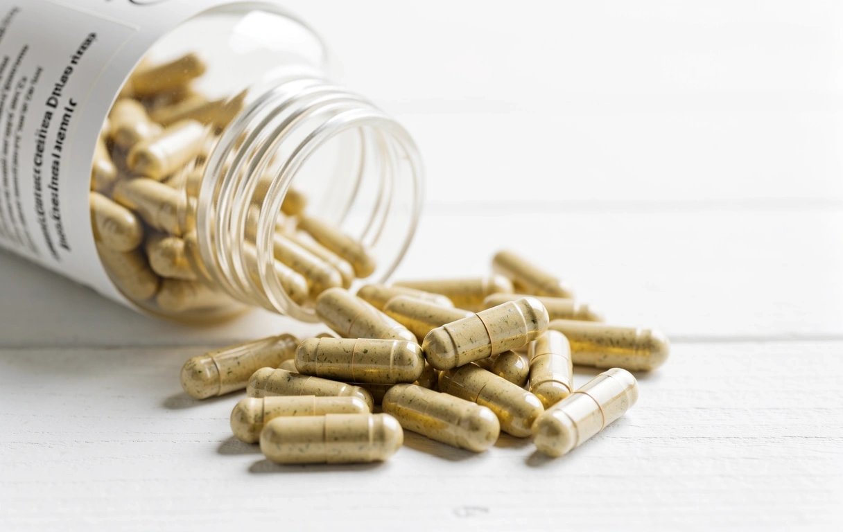 Natürliche Kapseln Nahaufnahme